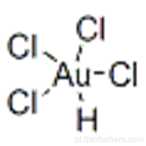 Aurate (1 -), tetrachloro-, wodór (1: 1), (57191295, SP-4-1) - CAS 16903-35-8